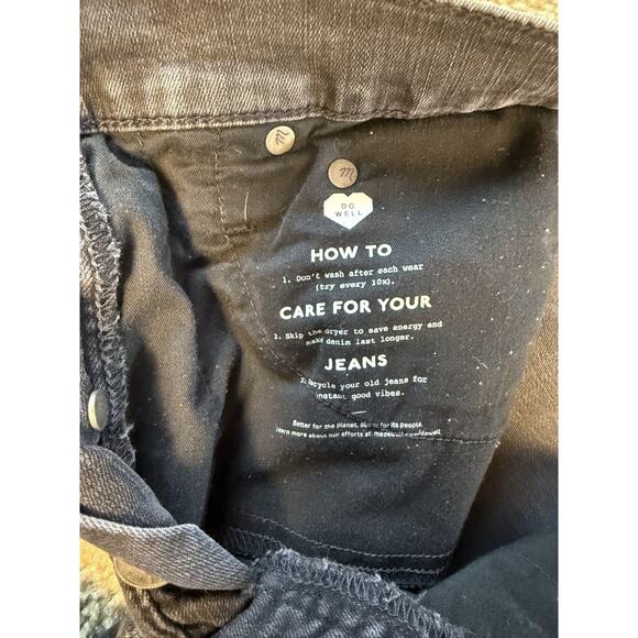 Madewell Jeans Womens Size 27 Black Wash Cali Demi-Boot Jeans Denim E151 - Picture 9 of 16